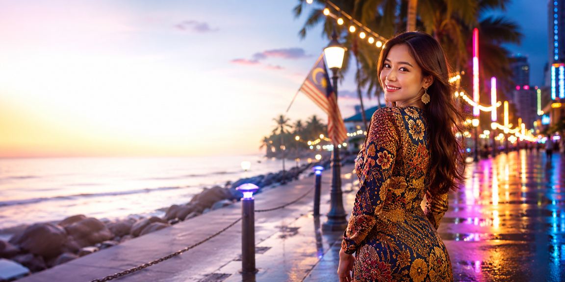Pemain berbusana batik di Kuantan menikmati taruhan sukan dengan gaya tempatan